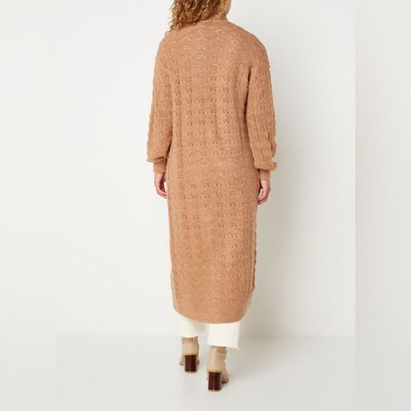 Mango Openwork Long Cardigan New - Picture 4 of 8